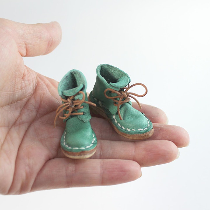 Miniature Leather Boot Making with Sarah Van Oosterom image