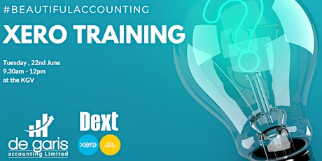 Xero training with de garis accounting Ltd primary image