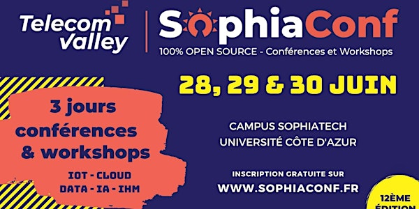 SophiaConf 2021 - Conférences (28-29-30 juin)