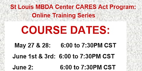 St. Louis MBDA Center CARES Act Program: FREE Online Business Training primary image