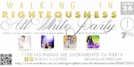 Walking in Righteousness All-White Party primary image