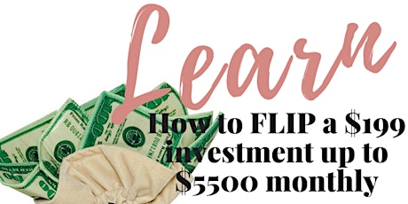 Imagen principal de Learn how to turn a $199 investment in to up to $5,500 in monthly income.