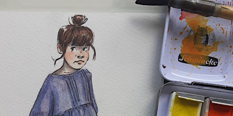Watercolour Illustration ONLINE, live and friendly - I love my boots primary image