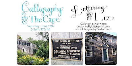 Cape Cod Calligraphy Class with Lettering By Liz | 597 Main St in Brewster