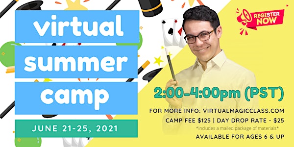 Virtual Magic Camp with Nathaniel Segal!
