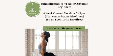 4 Week Beginners Yoga Course June 2021 primary image