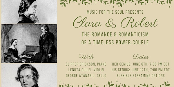 Clara & Robert: The romance and Romanticism of a timeless power couple