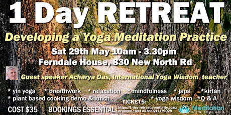1 Day RETREAT - Develop a Yoga Meditation Practice primary image