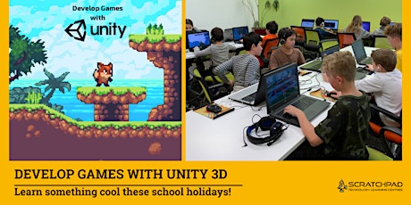 Develop games with Unity 3D: SCRATCHPAD Holiday Programme primary image