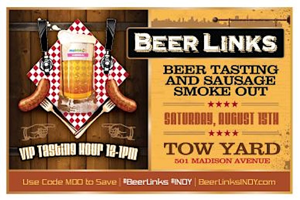 2015 Indianapolis Beer Links (Beer Tasting with Sausage Smoke Out!) Festival Canceled
