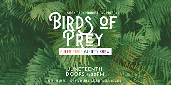 Birds of Prey - Baltimore Burlesque Variety Show