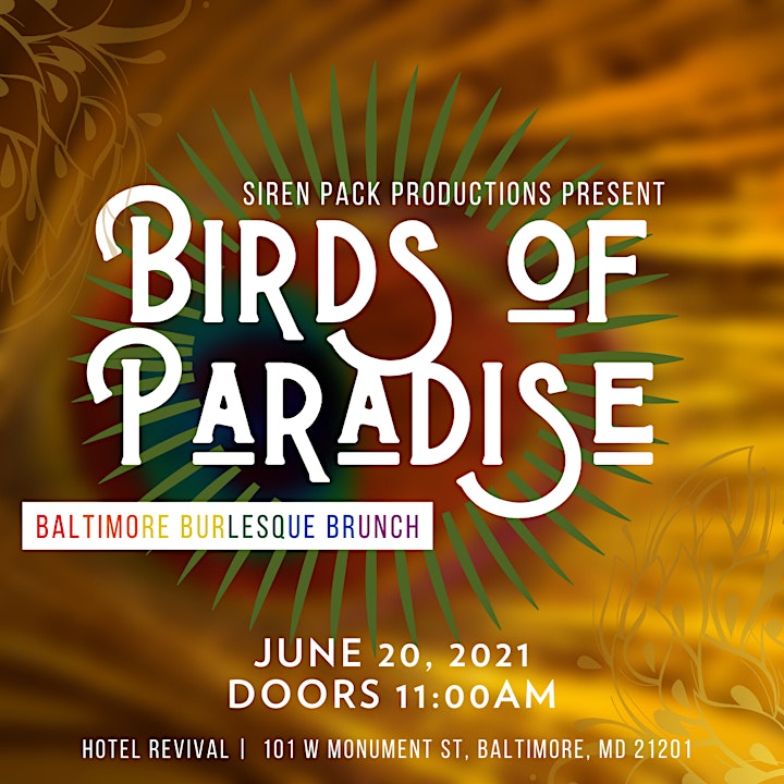 Birds of Paradise - Baltimore Burlesque Brunch image