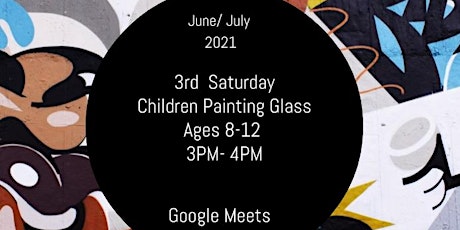 Children Painting Glass