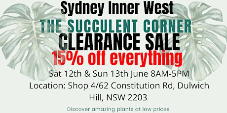 Sydney Inner West HUGE CLEARANCE PLANT SALE