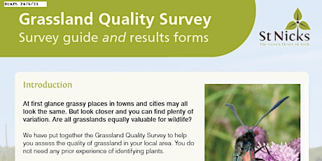 Copy of Grassland Quality Survey Launch primary image