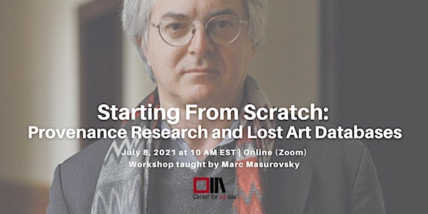 Starting From Scratch: Provenance Research and Lost Art Databases