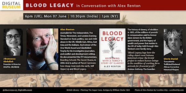 BLOOD LEGACY in conversation with Alex Renton