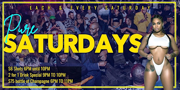 Pure Saturdays @ Pure Lounge | 2 for 1 Drink Special