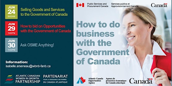 Learn how to do business with the Government of Canada