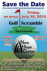 New Hope Center's 9th Annual Golf Scramble Tournament primary image