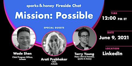 Mission: Possible - a sparks & honey Fireside Chat primary image