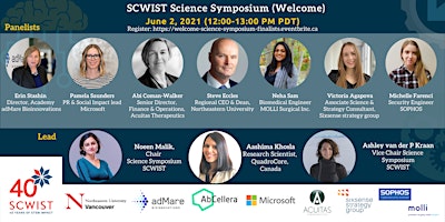 Bienvenue aux finalistes du Symposium scientifique SCWIST