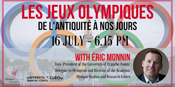 The Olympic Games from Antiquity to the Present - Online talk + Q&A