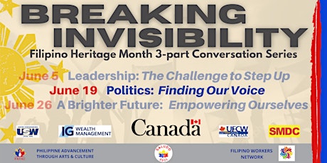 BREAKING INVISIBILITY: POLITICS. FINDING OUR VOICE primary image