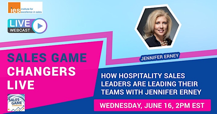 
SALES GAME CHANGERS LIVE: Hospitality Sales Leaders Leading Their Teams image
