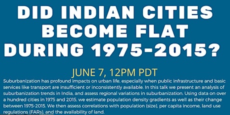 Did Indian cities become flat during 1975-2015? primary image