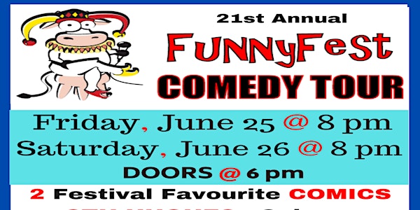 CRESTON, BC - FunnyFest Comedy @ JIMMY’S PUB - Fri. June 25 & Sat. June 26