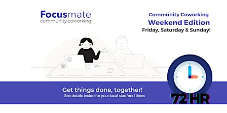 Community Coworking - Kickstart Weekend Edition primary image