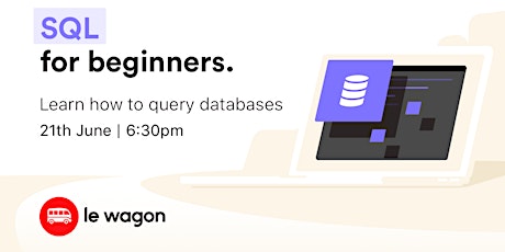 Imagem principal do evento [Free workshop] Learn how to query databases with SQL