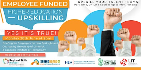 Springboard+ Funded Courses Mid-West Employer Briefing
