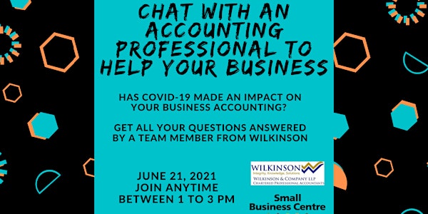 Chat with an accounting professional to help your business