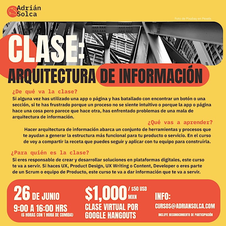 Imagen de CLASE: ARQUITECTURA DE INFORMACIÓN