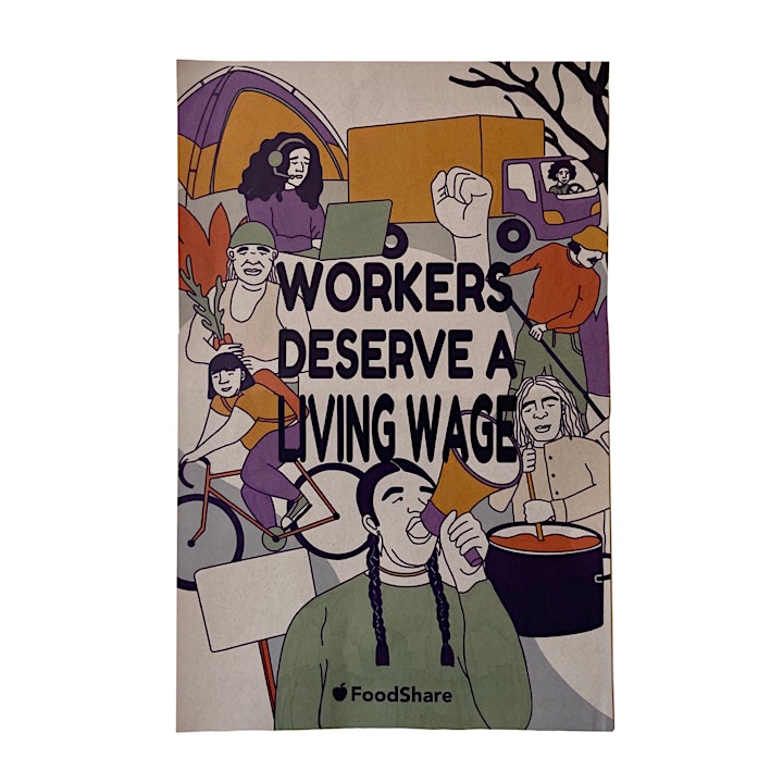 Workers Deserve a Living Wage print orders (outside Toronto) image