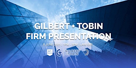Clerkship Series: Gilbert + Tobin Firm Presentation primary image