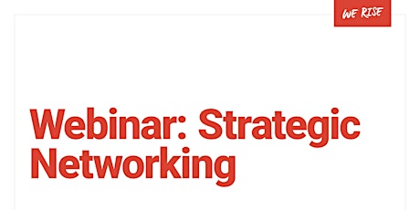 Strategic Networking primary image