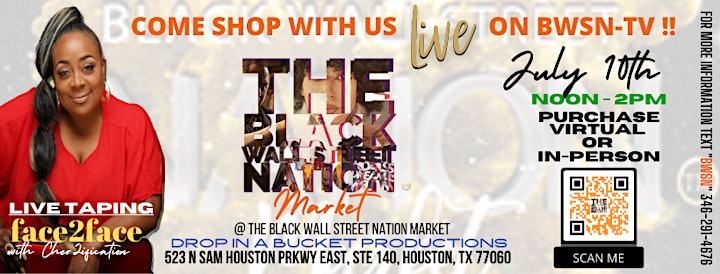 
		The Black Wall Street Nation Market - Vendor Branding Event image
