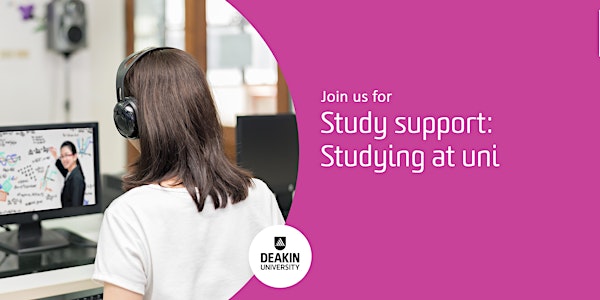 Study support - Studying at Uni
