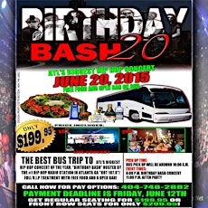 BIRTHDAY BASH 20 BUS TRIP TO ATLANTA GA primary image