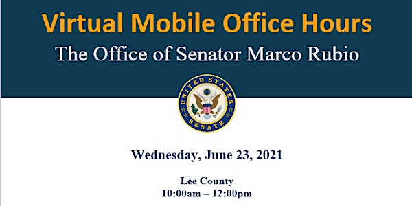 Lee County- Virtual Mobile Office Hours