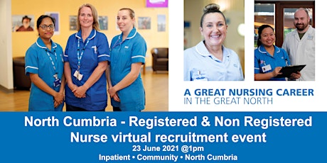North Cumbria - Virtual Nursing Recruitment Event primary image