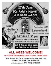 Longcot800 'Rocktaves' 50's Party Night With Ruzz Guitar's Blues Revue with Liz Leaverland and Mary-Jess primary image