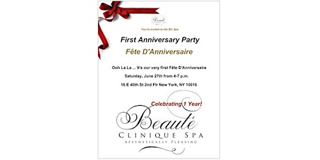 1 Year Anniversary Party: Fête D'Anniversaire primary image