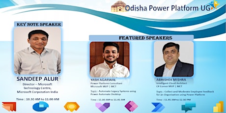 1st Odisha Power Platform User Group Meetup, June 2021 primary image