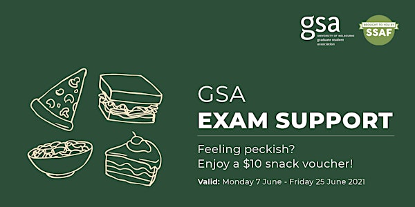 Graduate Student Association Exam Food Support
