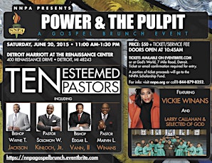 NNPA PRESENTS: POWER & THE PULPIT GOSPEL BRUNCH EVENT primary image