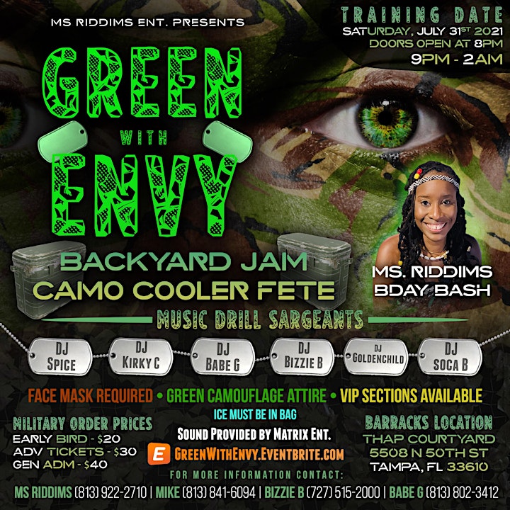 Green With Envy: Backyard Jam Camo Cooler Fete image
